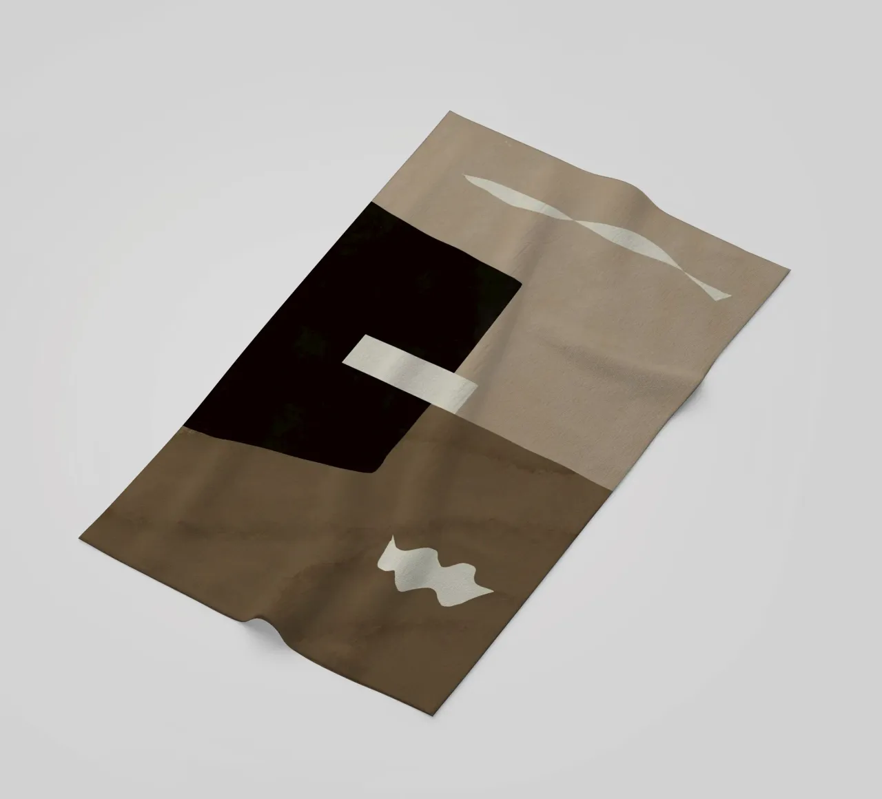 Ispo minimal neutral abstract telo mare da Little Dean