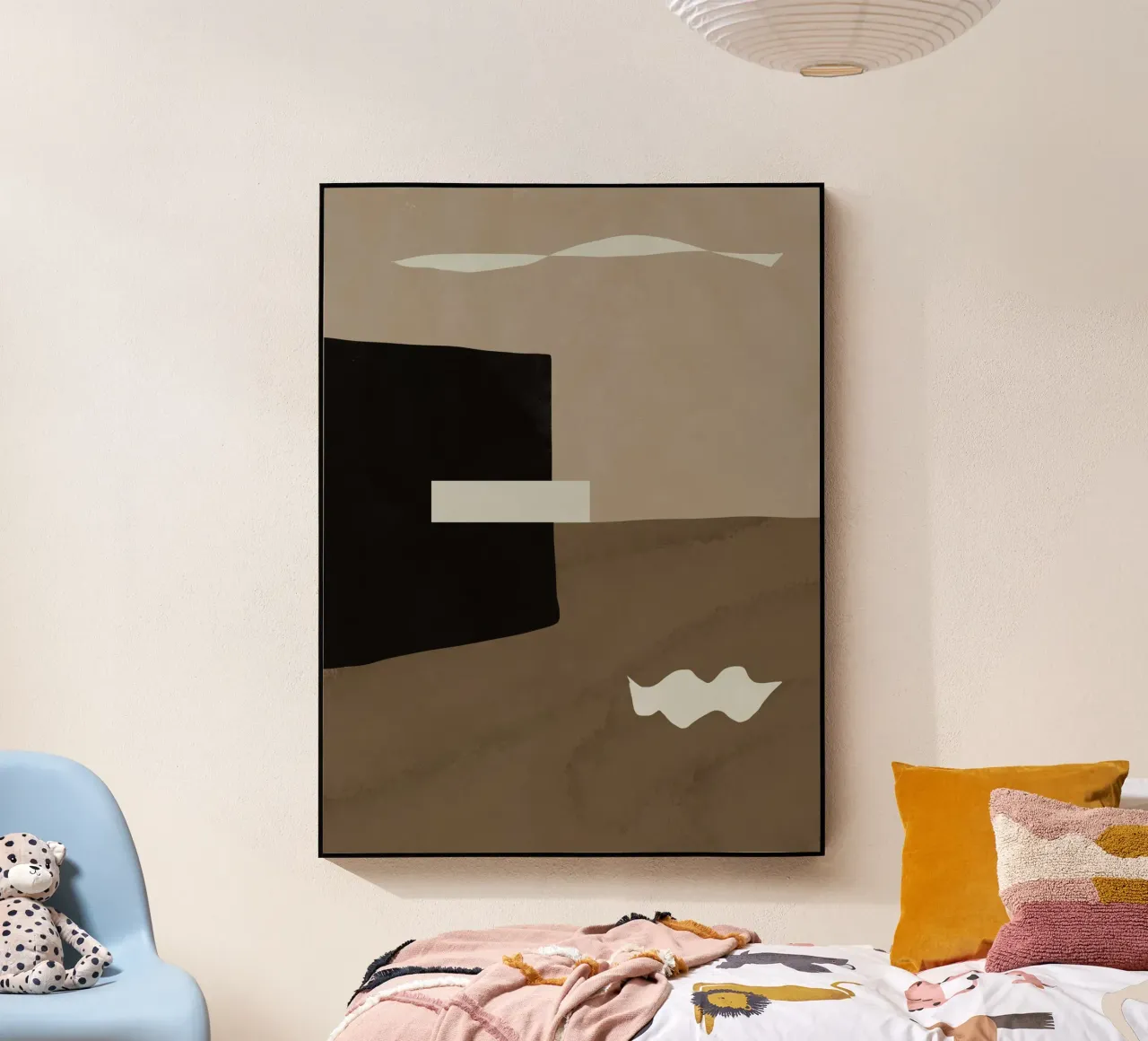 Ispo minimal neutral abstract plexiglass da Little Dean