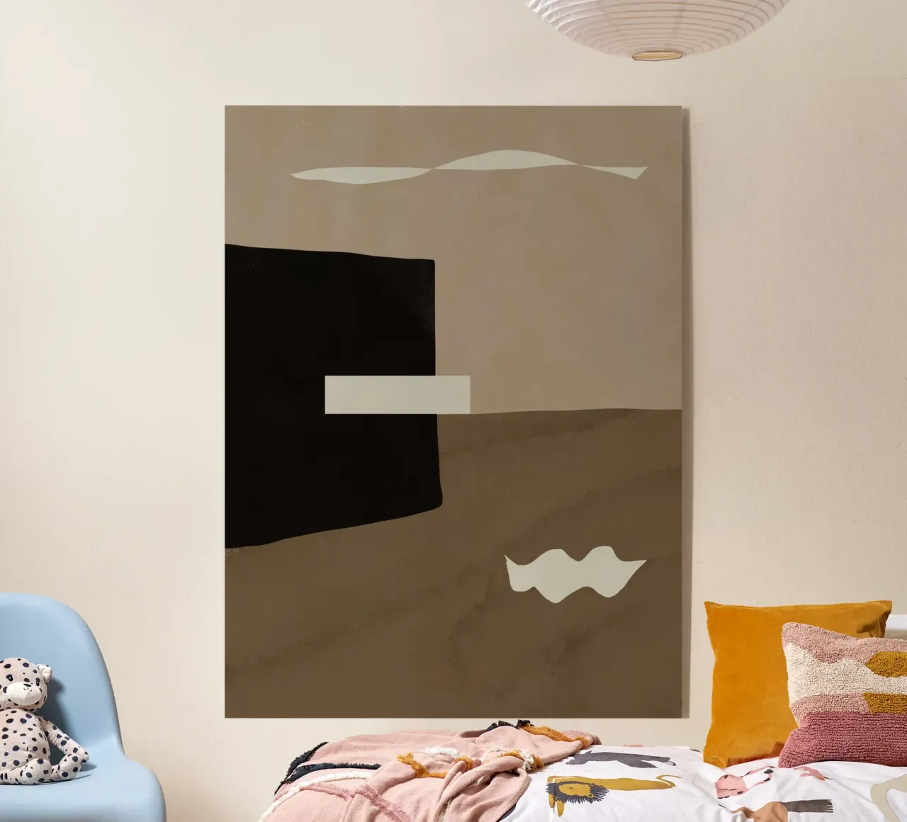 Ispo minimal neutral abstract plexiglass da Little Dean