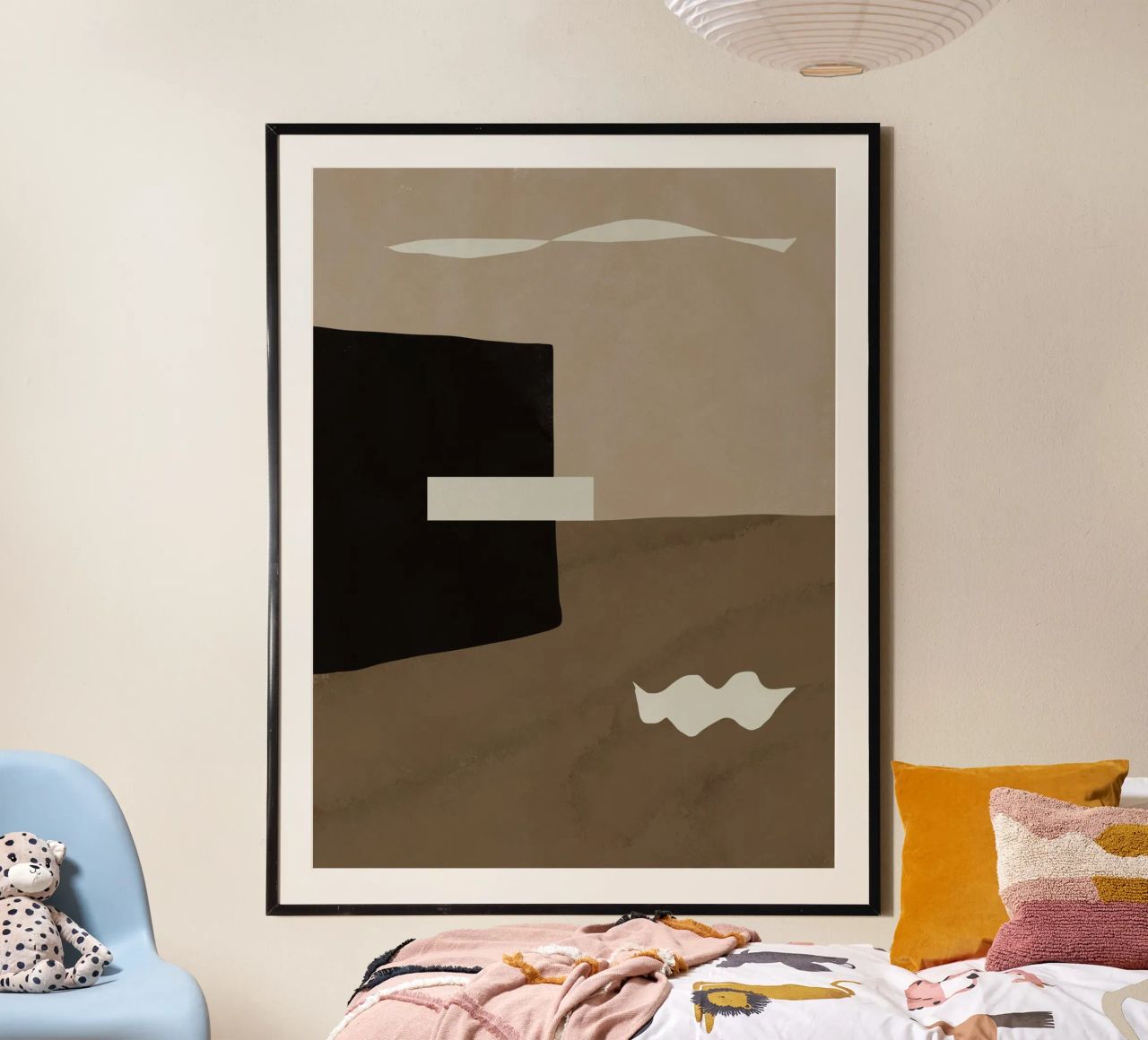 Ispo minimal neutral abstract carta hahnemühle da Little Dean
