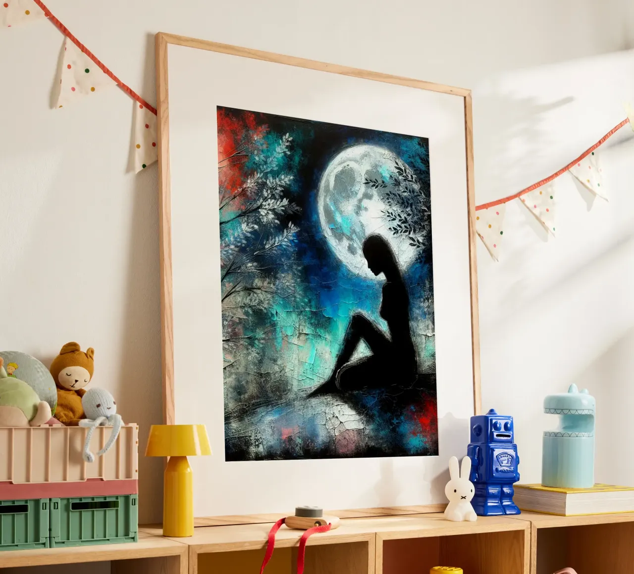 Das Flüstern des Mondes - Kunstdruck Hahnemühle von ZARAH