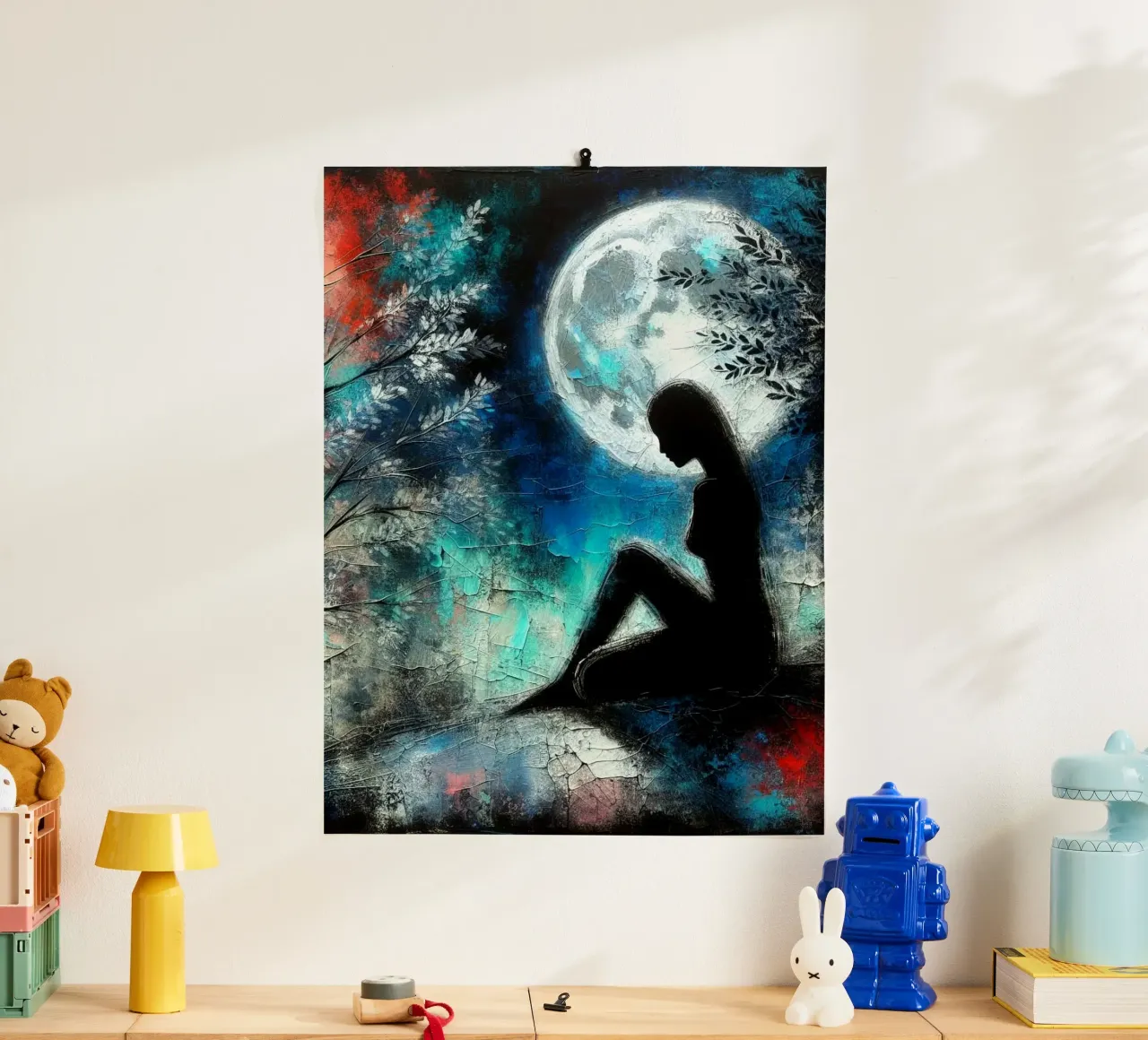 Das Flüstern des Mondes - Kunstdruck Hahnemühle von ZARAH