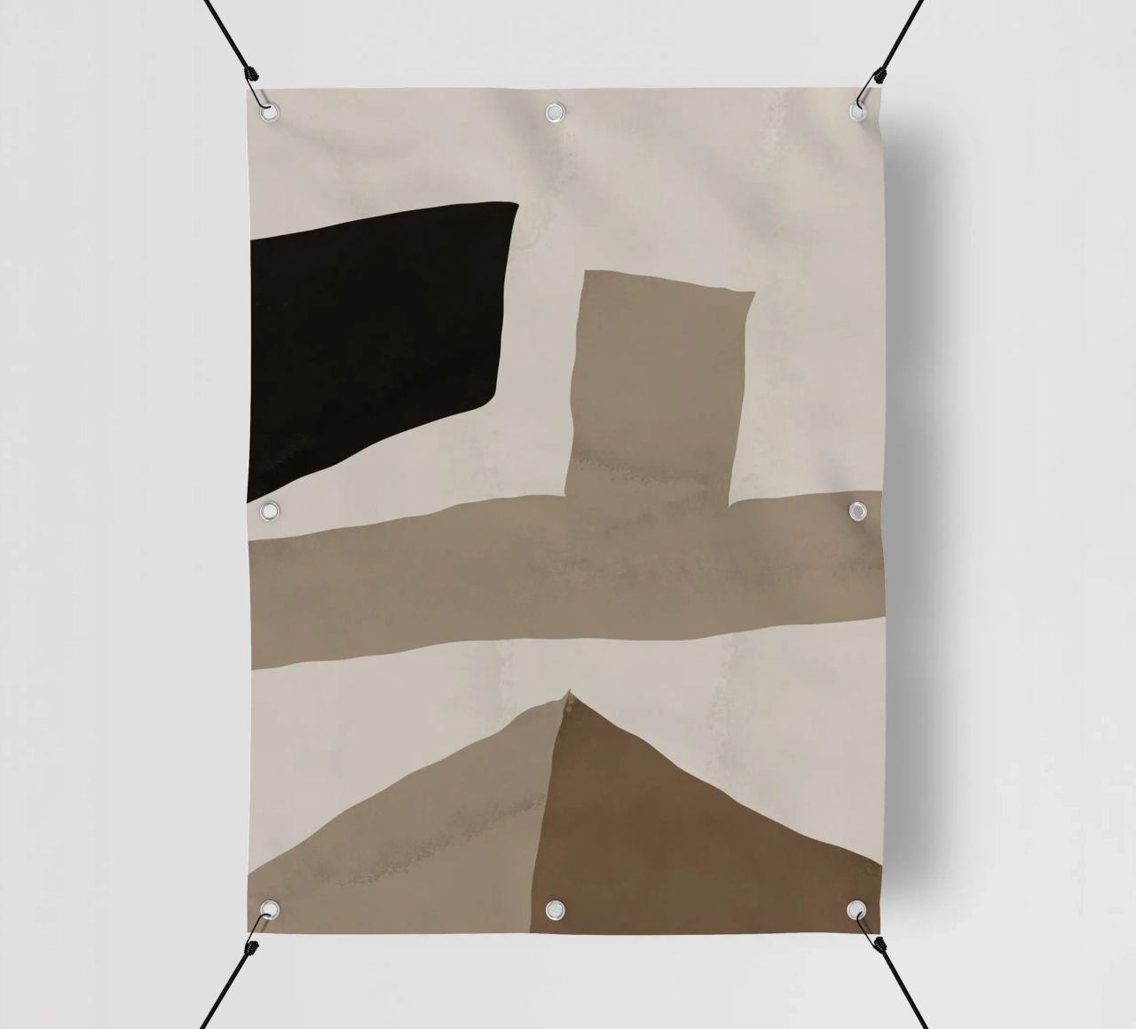 Inspo minimal neutral abstract 02 telo in pvc da Little Dean