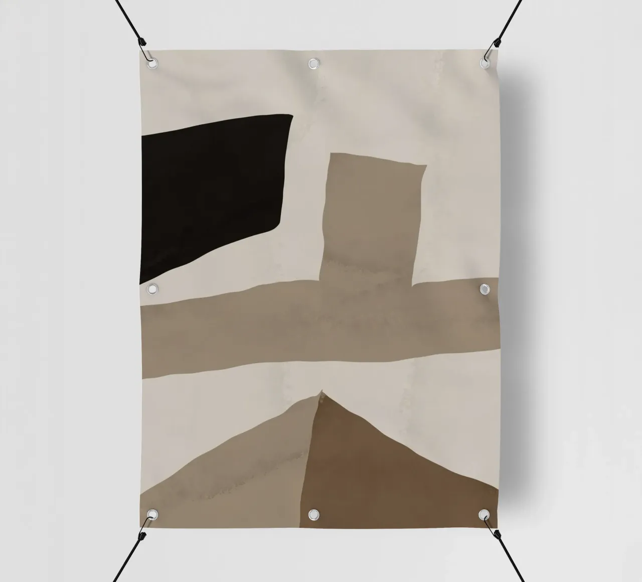 Inspo minimal neutral abstract 02 telo in pvc da Little Dean