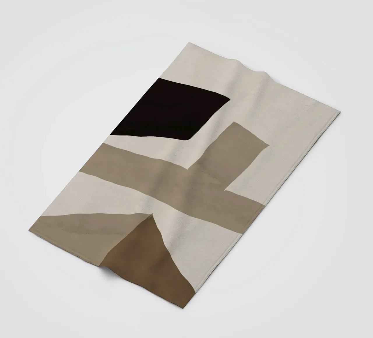 Inspo minimal neutral abstract 02 coperta in pile da Little Dean