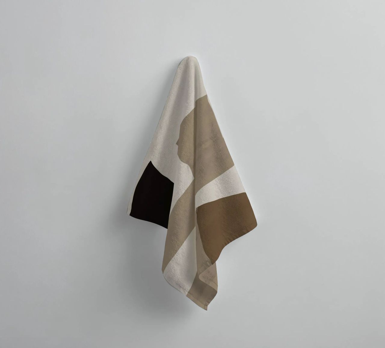 Inspo minimal neutral abstract 02 asciugamano da bagno da Little Dean