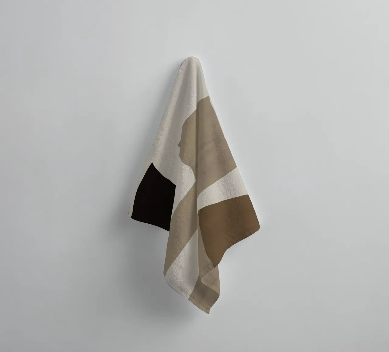 Inspo minimal neutro abstracto 02 toalla de baño de Little Dean