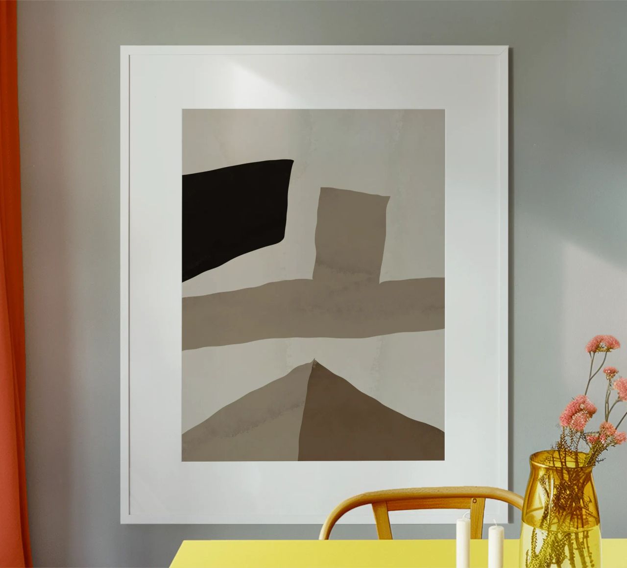 Inspo minimal neutral abstract 02 carta hahnemühle da Little Dean