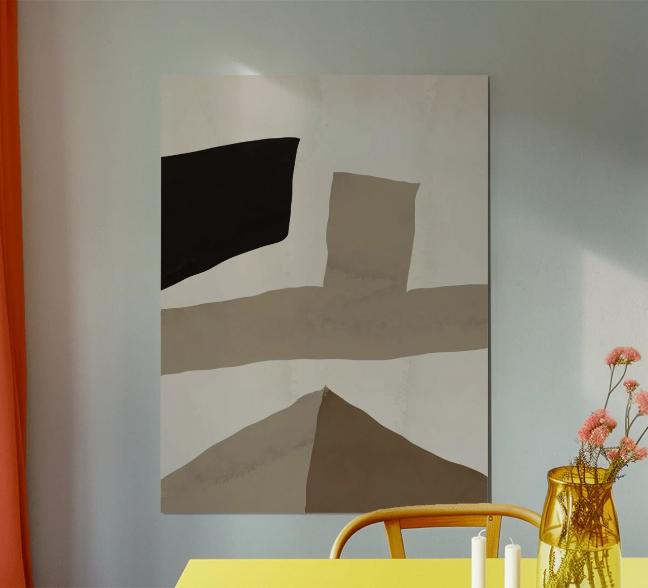 Inspo minimal neutral abstract 02 carta hahnemühle da Little Dean