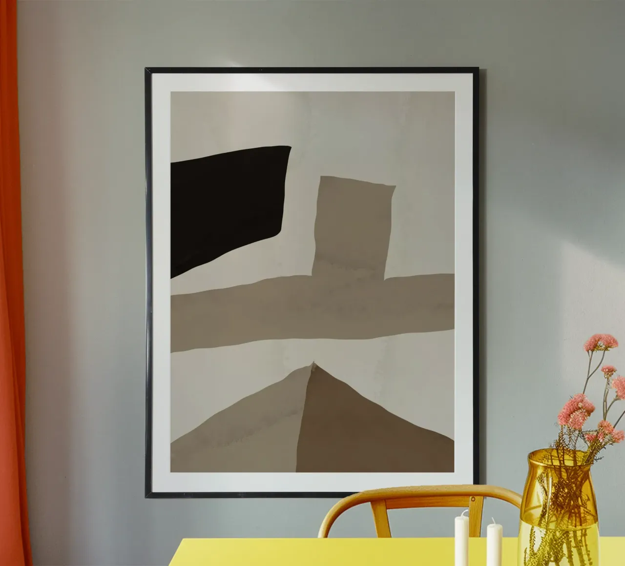 Inspo minimal neutral abstract 02 carta hahnemühle da Little Dean