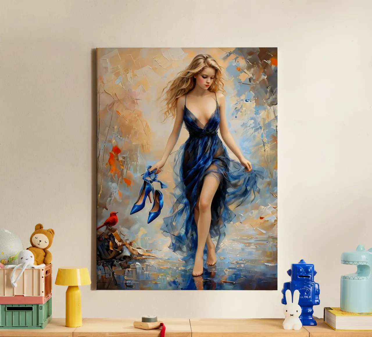 Whisper of the dawn canvas by ZARAH