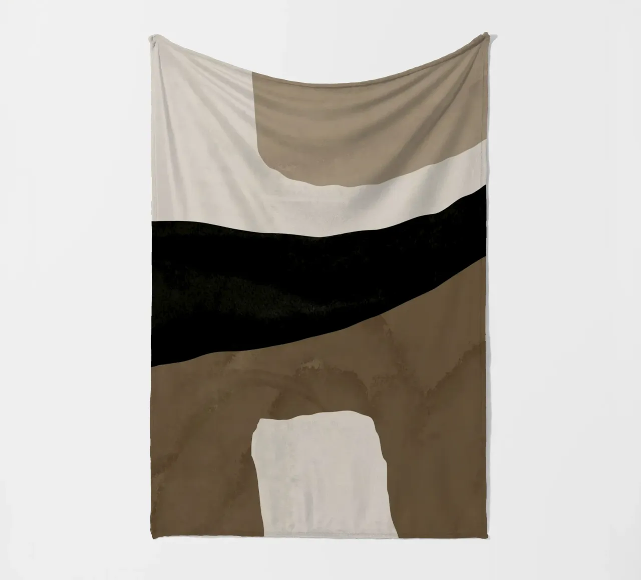 Ispo minimal neutral abstract 03 coperta in pile da Little Dean