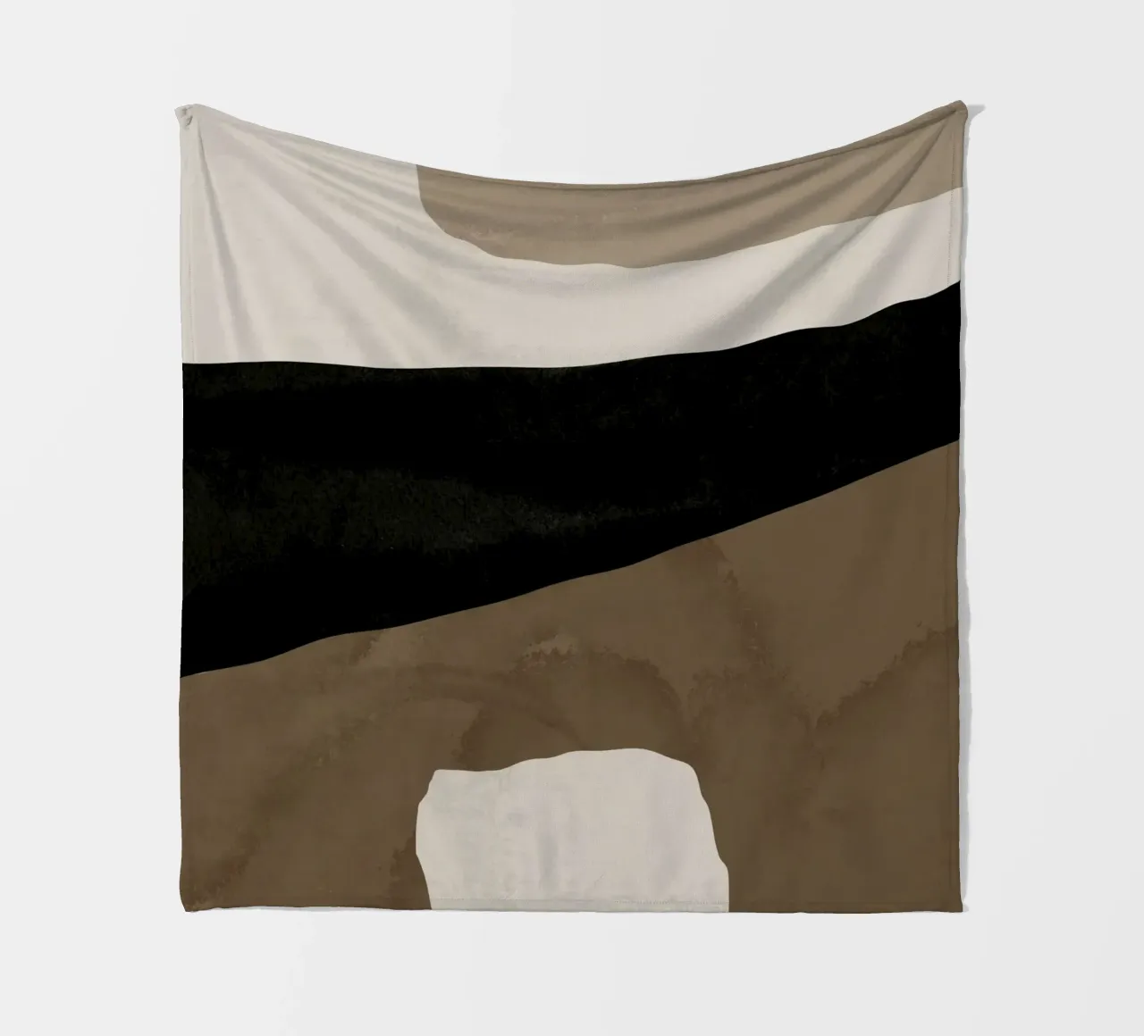 Ispo minimal neutral abstract 03 coperta in pile da Little Dean