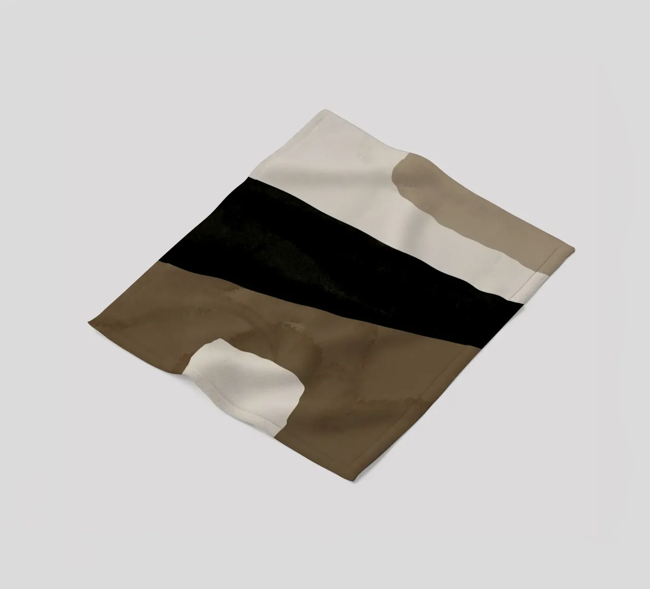 Ispo minimal neutral abstract 03 coperta in pile da Little Dean