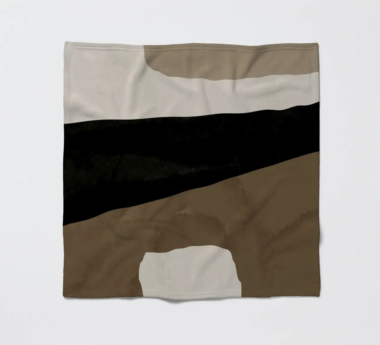 Ispo minimal neutral abstract 03 coperta in pile da Little Dean