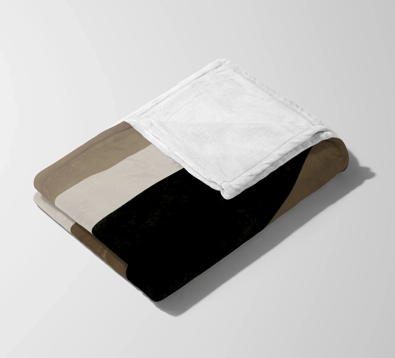 Ispo minimal neutral abstract 03 coperta in pile da Little Dean