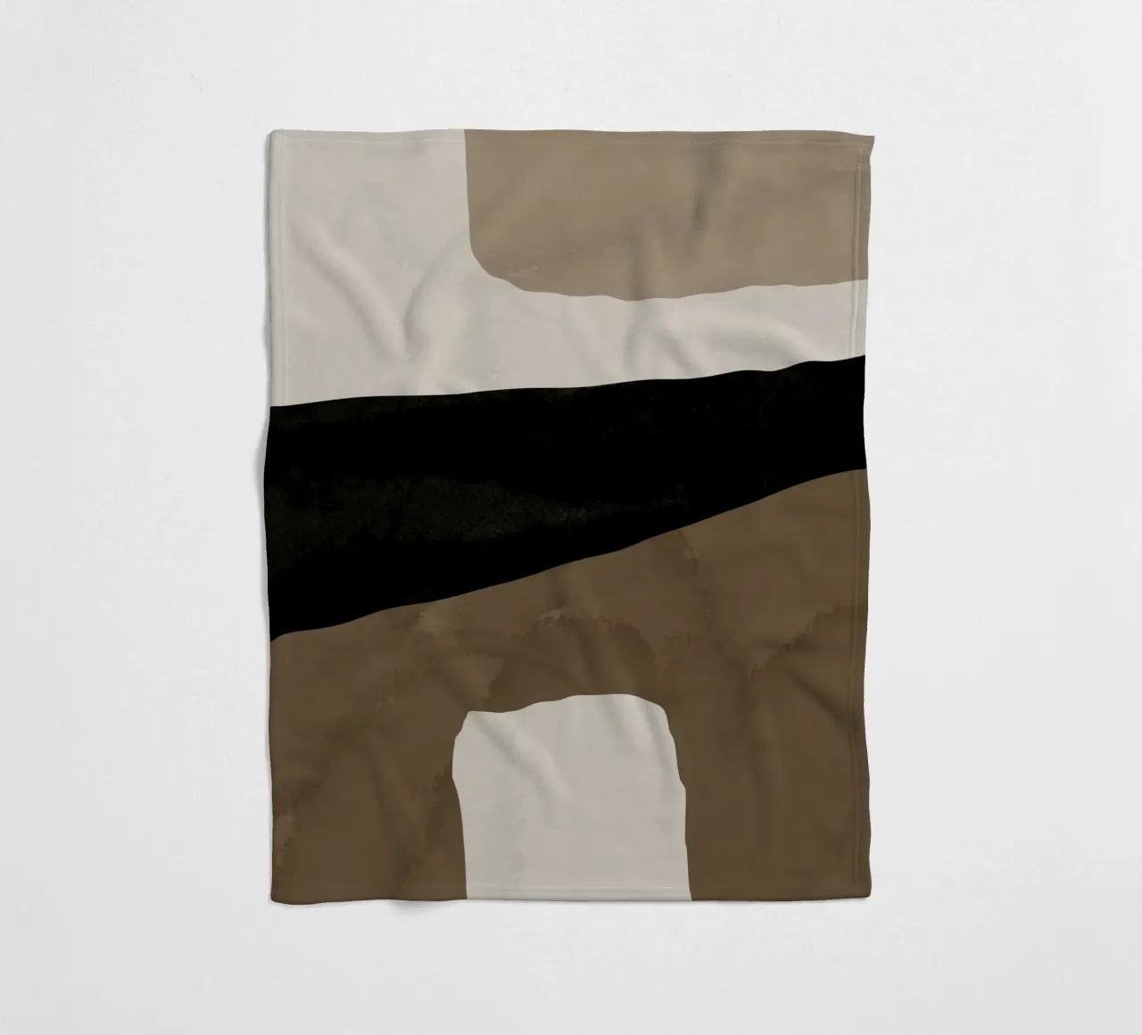 Ispo minimal neutral abstract 03 coperta in pile da Little Dean