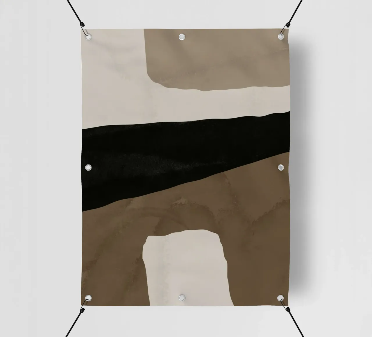 Ispo minimal neutral abstract 03 telo in pvc da Little Dean