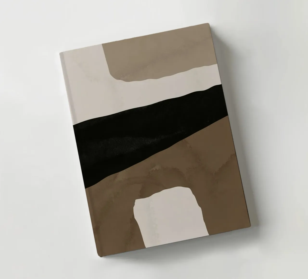 Inspo minimal neutral abstract 03 notebook by Little Dean