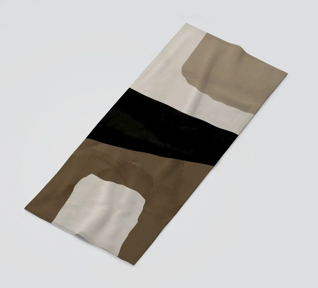 Inspo minimal neutro abstracto 03 toalla de playa de Little Dean