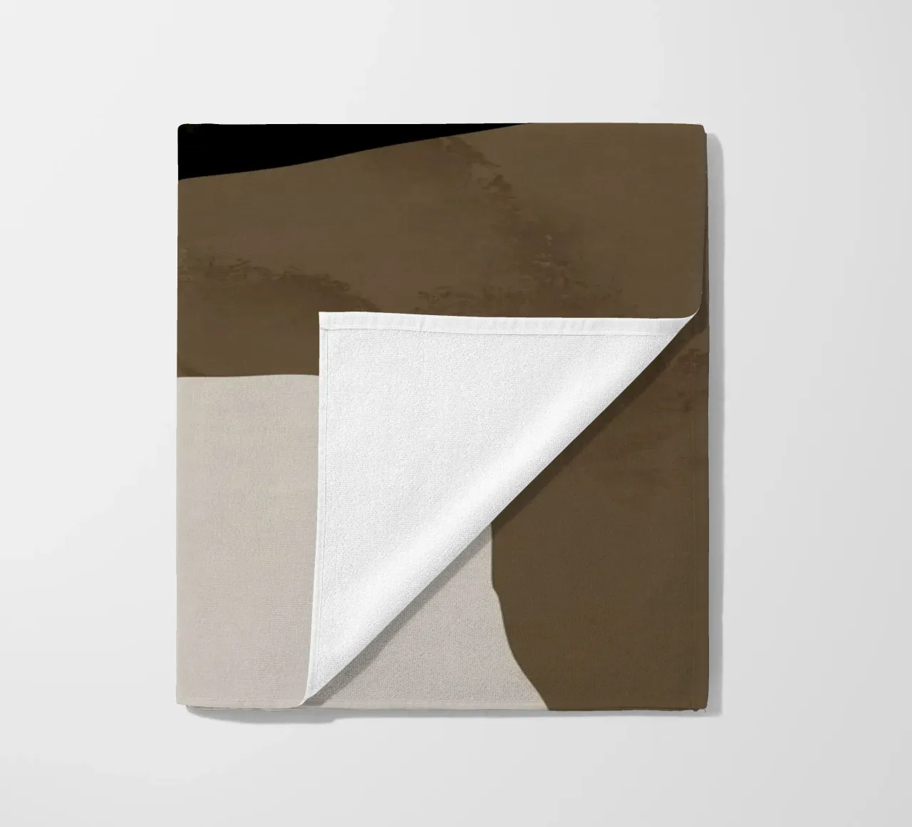Inspo minimal neutro abstracto 03 toalla de playa de Little Dean
