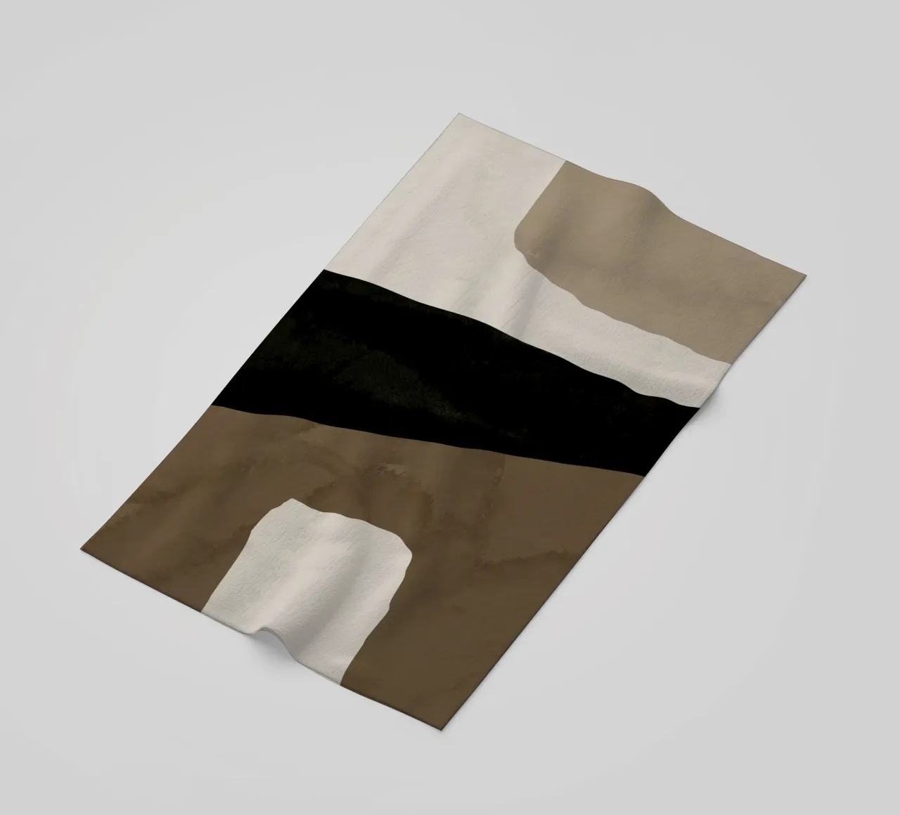 Inspo minimal neutro abstracto 03 toalla de playa de Little Dean