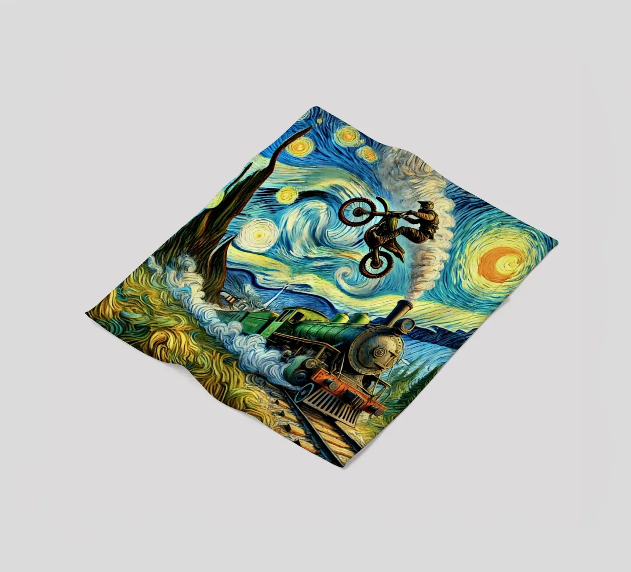 Retro Steampunk coperta in pile da Vintage Van Gogh