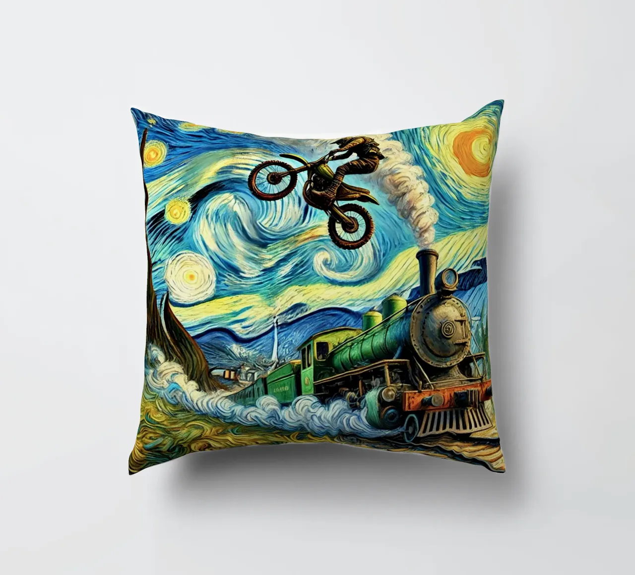 Retro Steampunk cuscino da Vintage Van Gogh