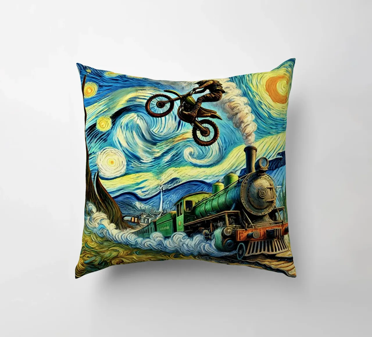 Retro Steampunk cuscino da Vintage Van Gogh