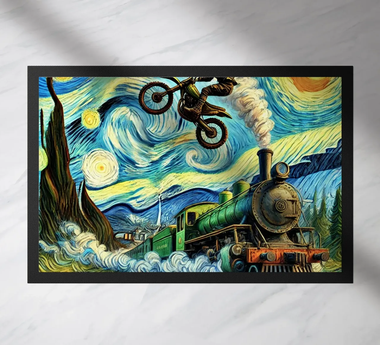 Retro Steampunk zerbino da Vintage Van Gogh