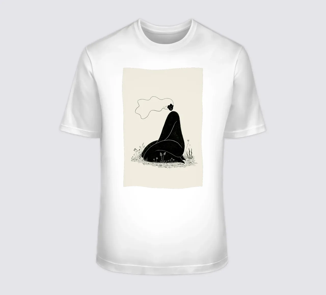 At One with Nature II t-shirt da Graphite