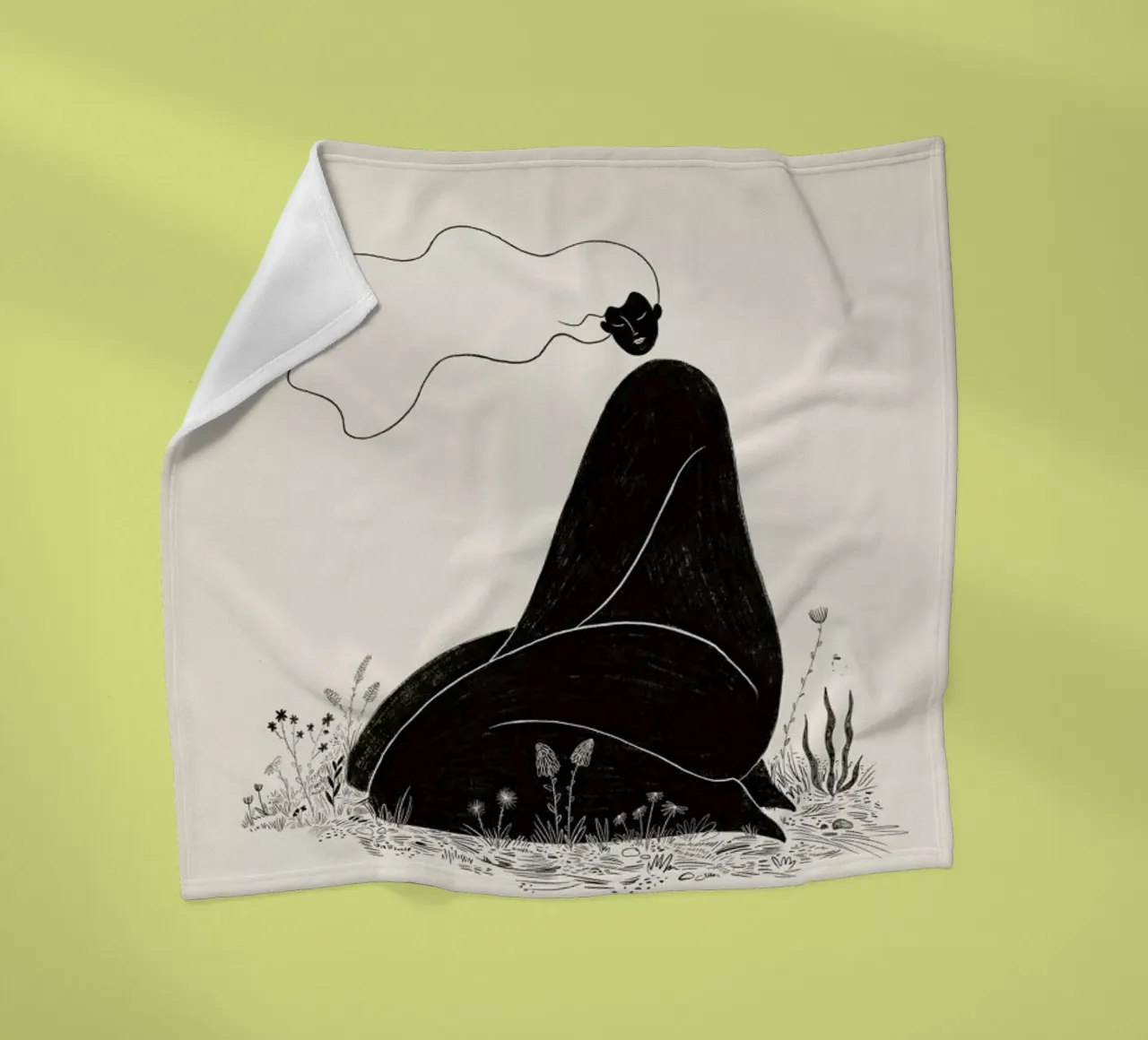 At One with Nature II coperta in pile da Graphite