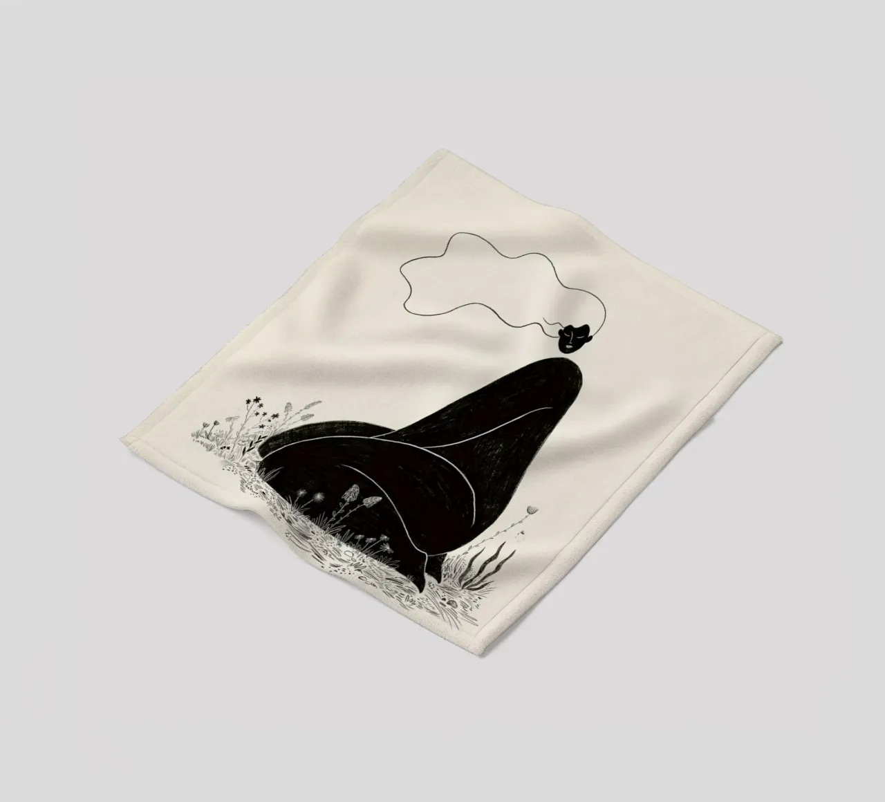 At One with Nature II coperta in pile da Graphite