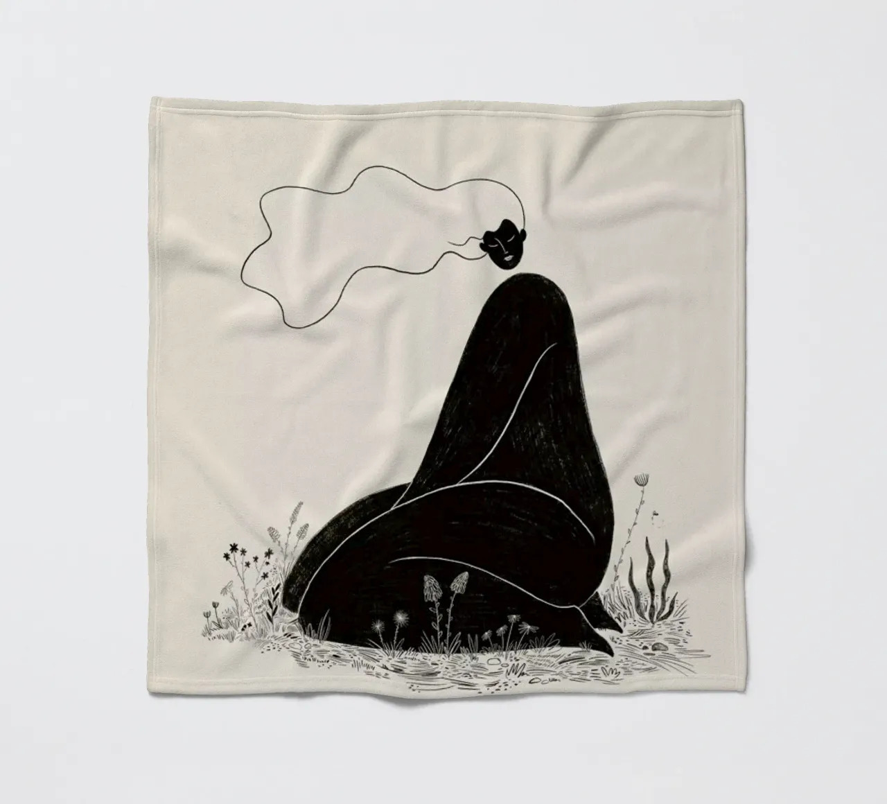 At One with Nature II coperta in pile da Graphite