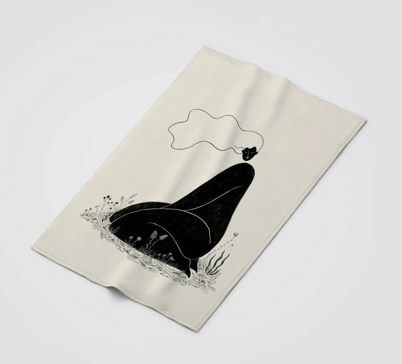 At One with Nature II coperta in pile da Graphite