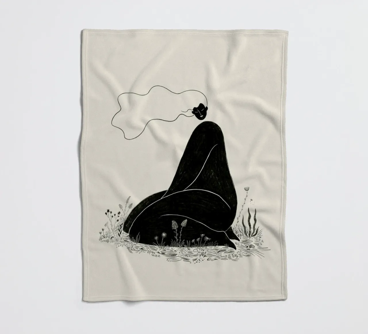 At One with Nature II coperta in pile da Graphite