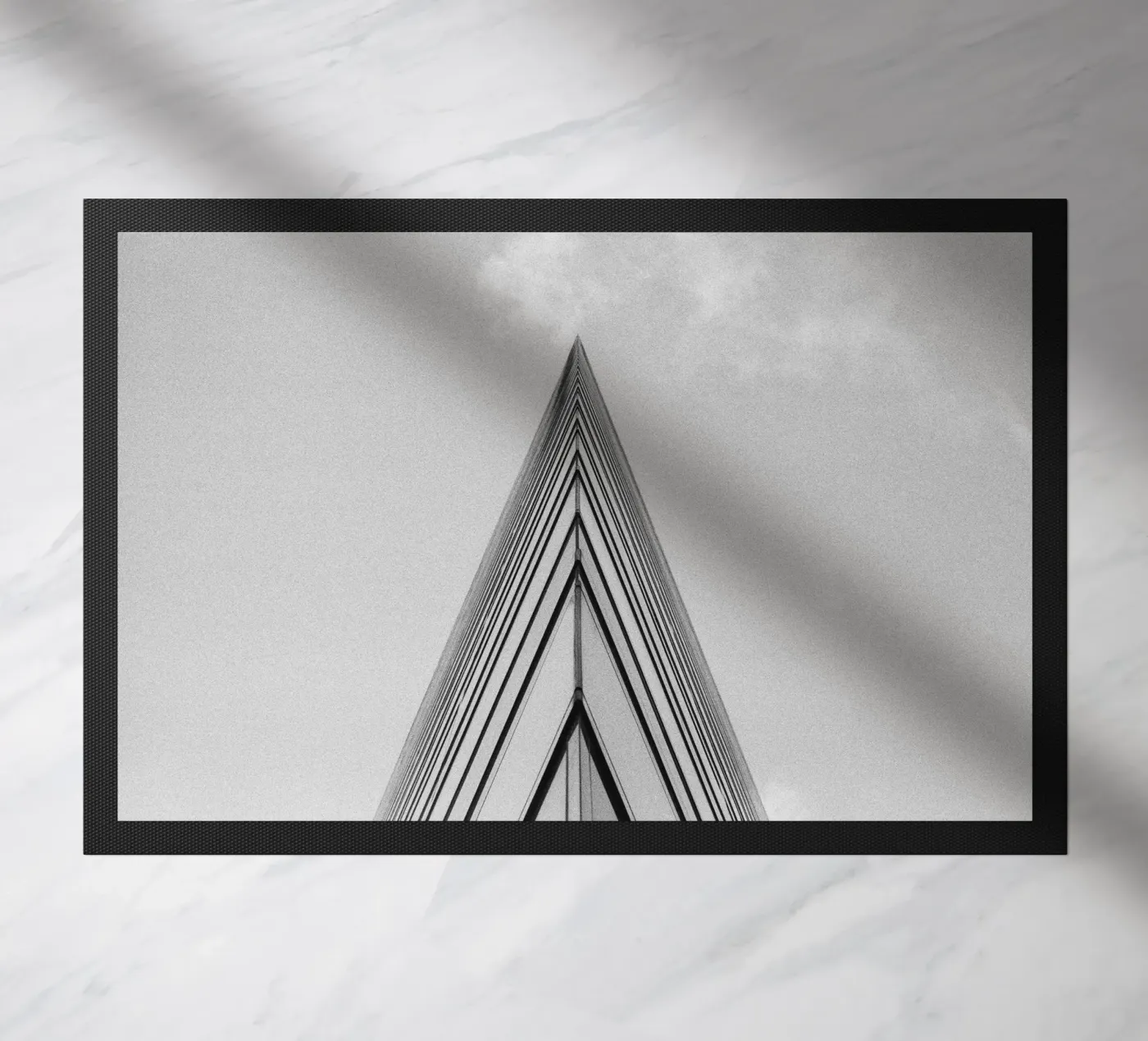 architecture geometric doormat by Earthly Visions
