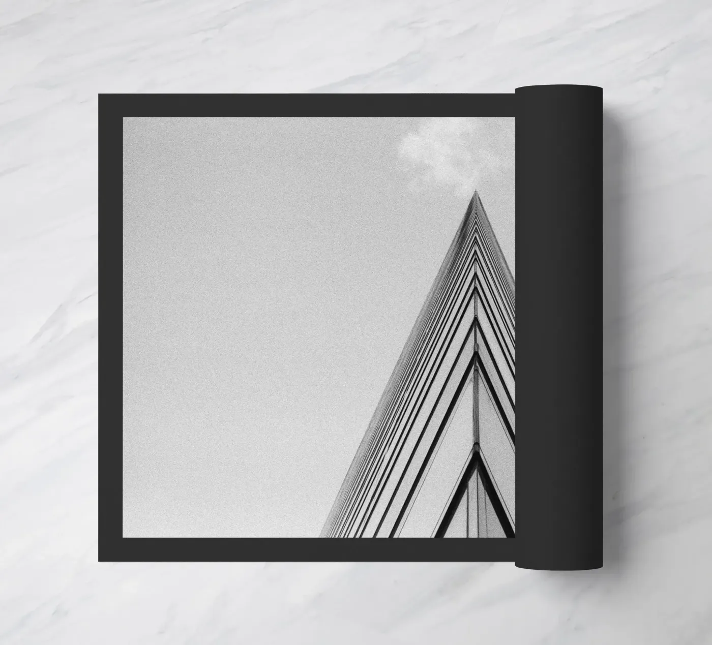 architecture geometric doormat by Earthly Visions