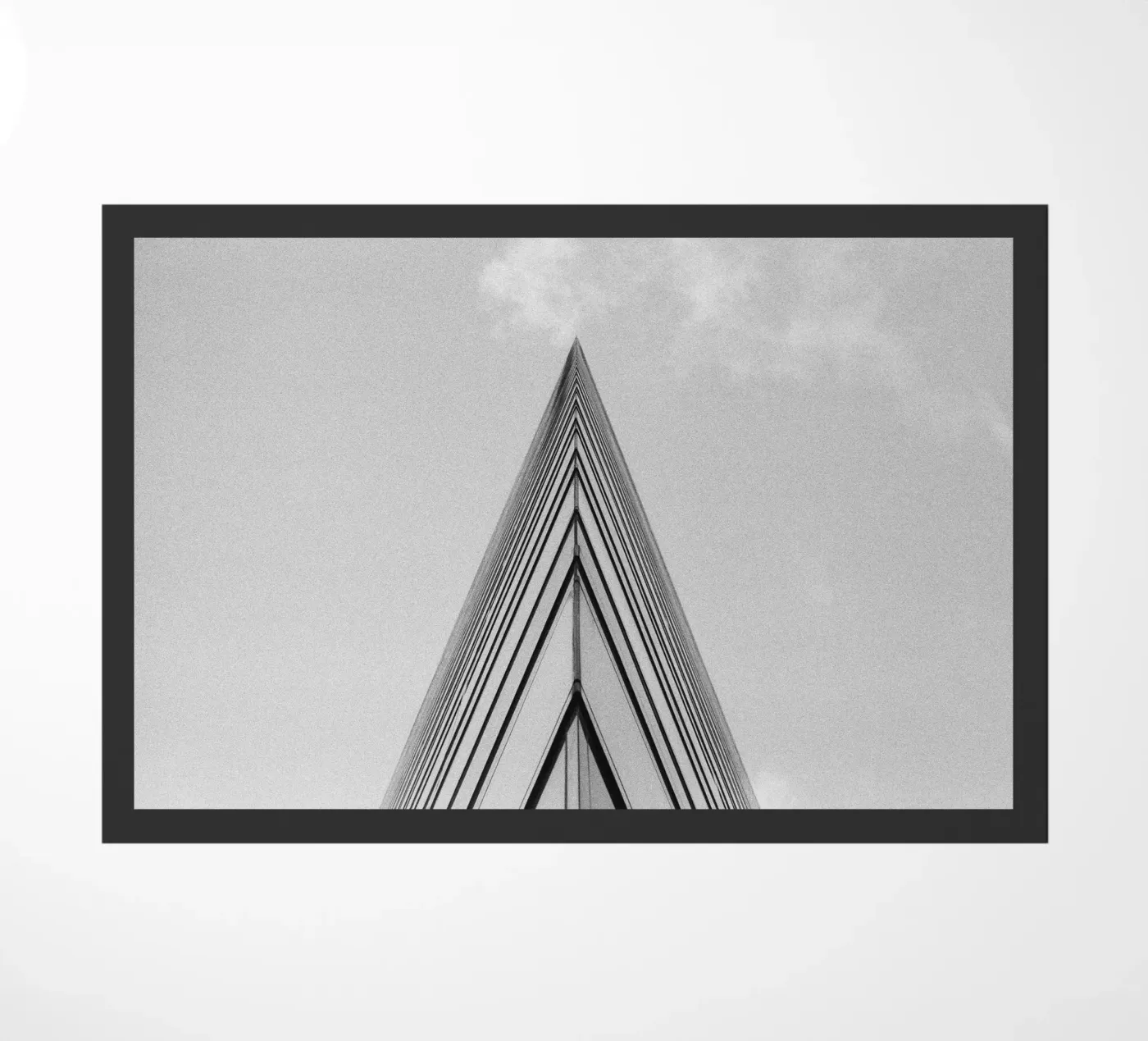 architecture geometric doormat by Earthly Visions