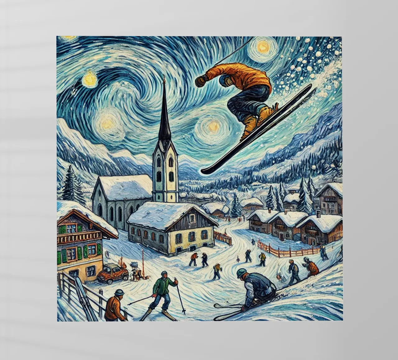 Alpine WM 2025 pellicola backlit da Vintage Van Gogh