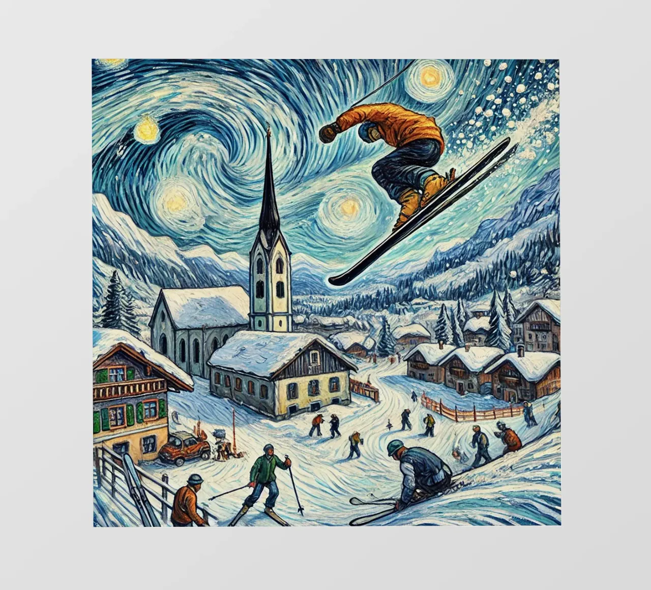 Alpine WM 2025 pellicola backlit da Vintage Van Gogh