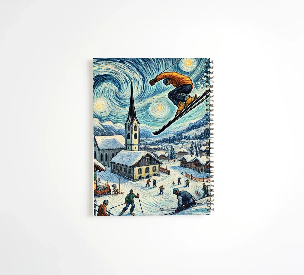 Alpine WM 2025 spiral notebook by Vintage Van Gogh