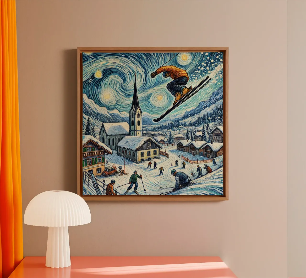 Alpine WM 2025 tela da Vintage Van Gogh