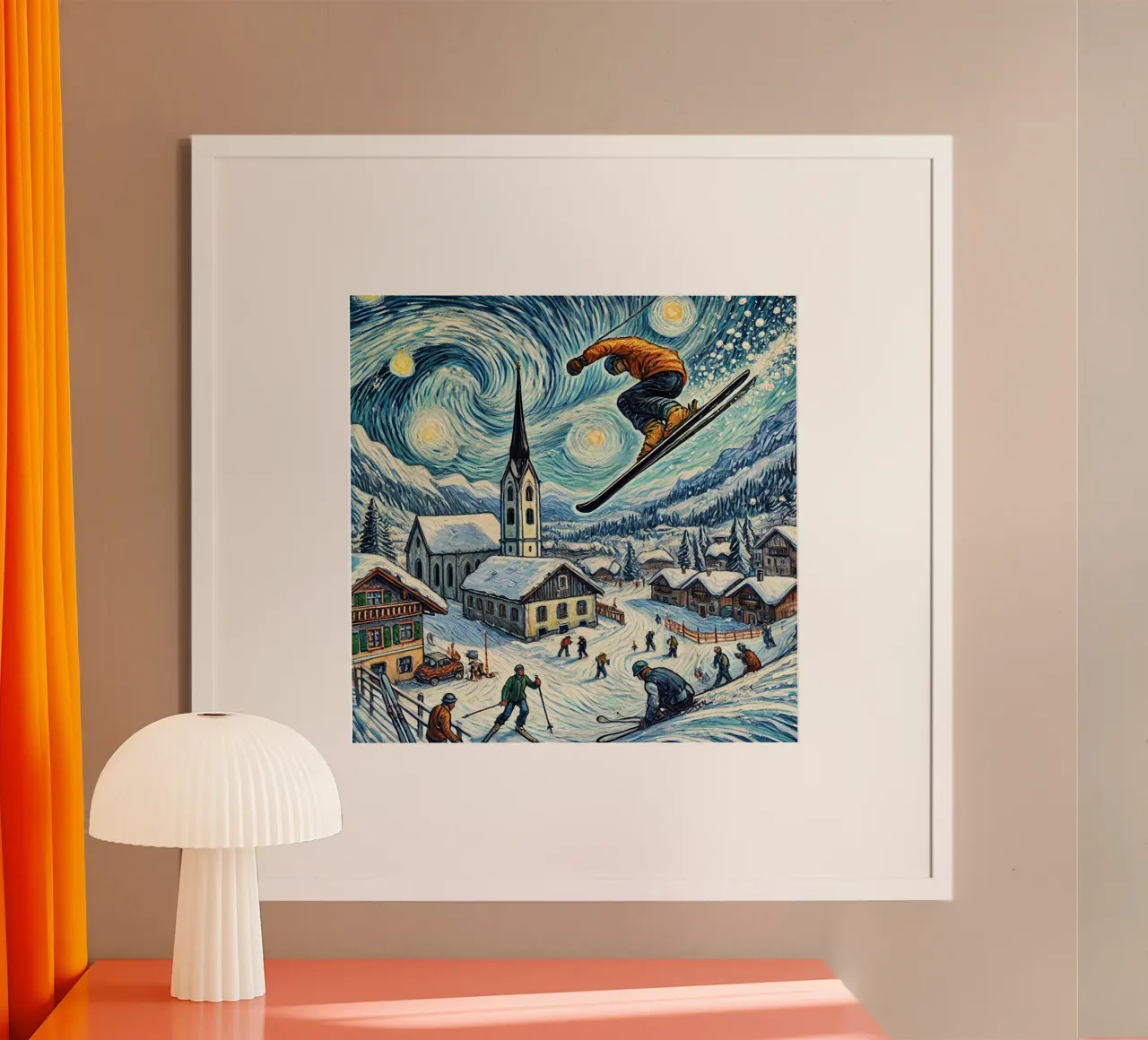 Alpine WM 2025 poster da Vintage Van Gogh
