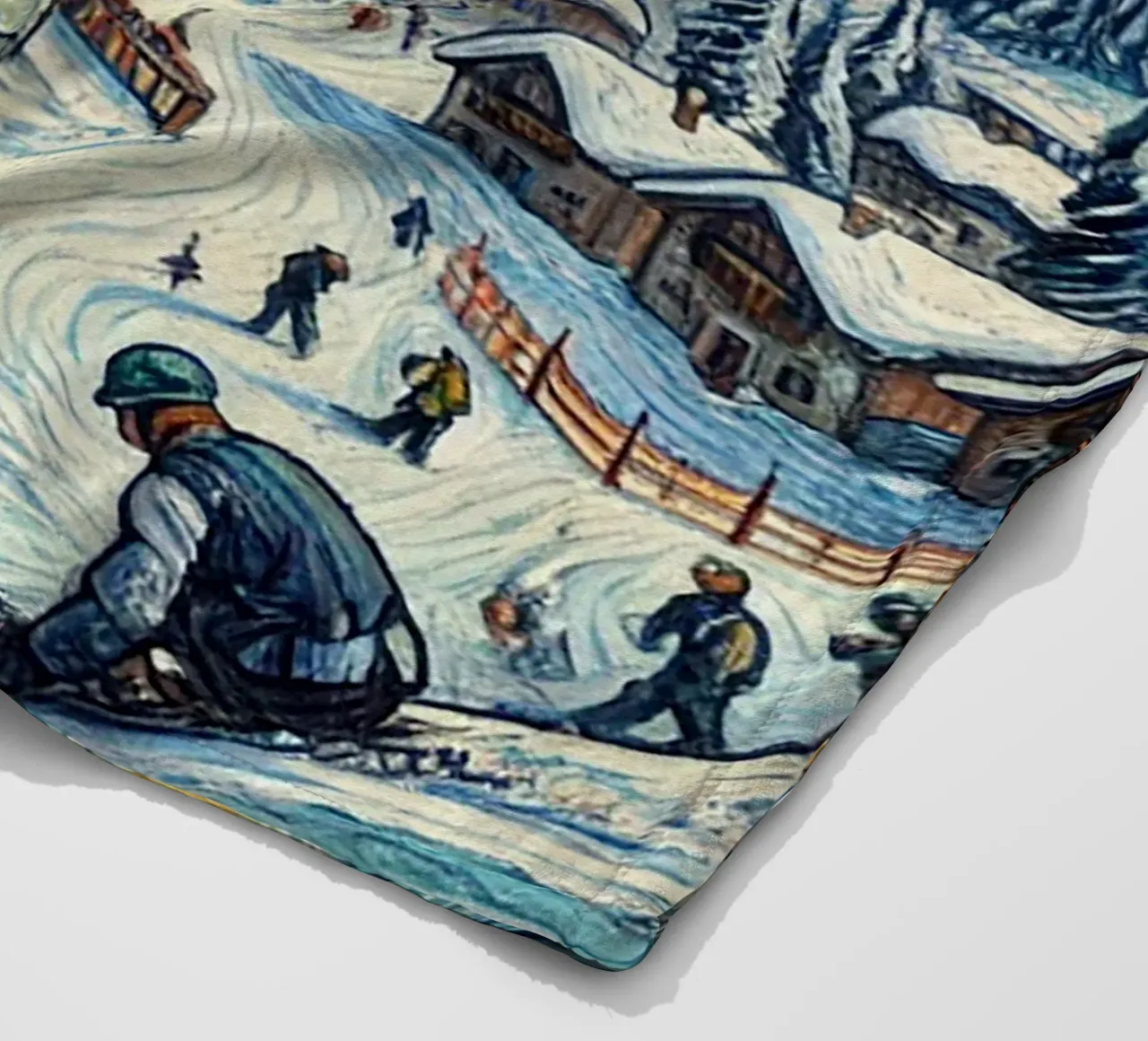 Alpine WM 2025 coperta in pile da Vintage Van Gogh