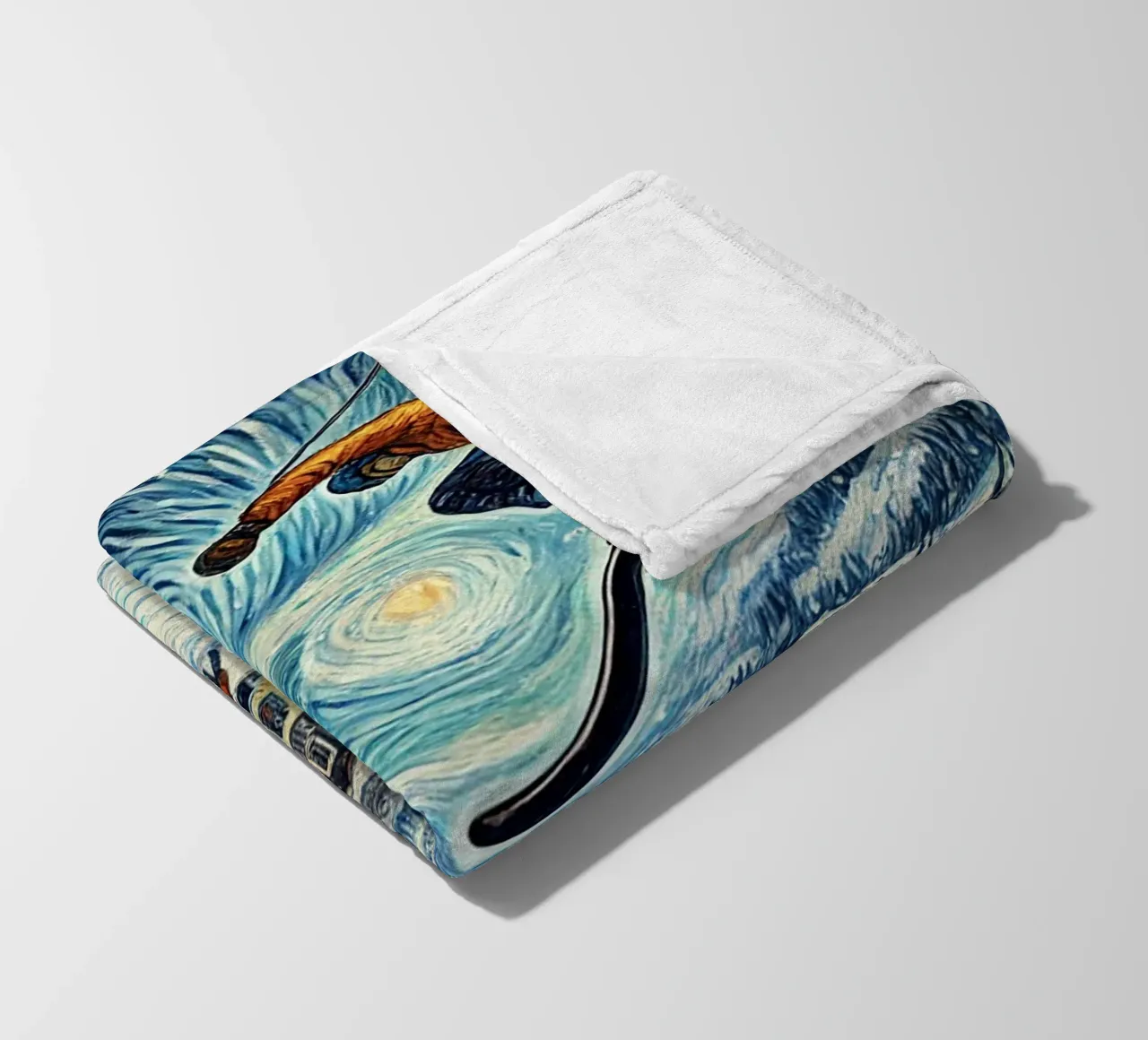 Alpine WM 2025 coperta in pile da Vintage Van Gogh