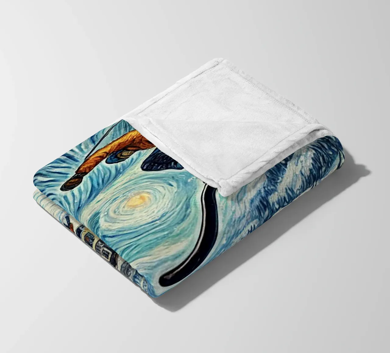 Alpine WM 2025 coperta in pile da Vintage Van Gogh