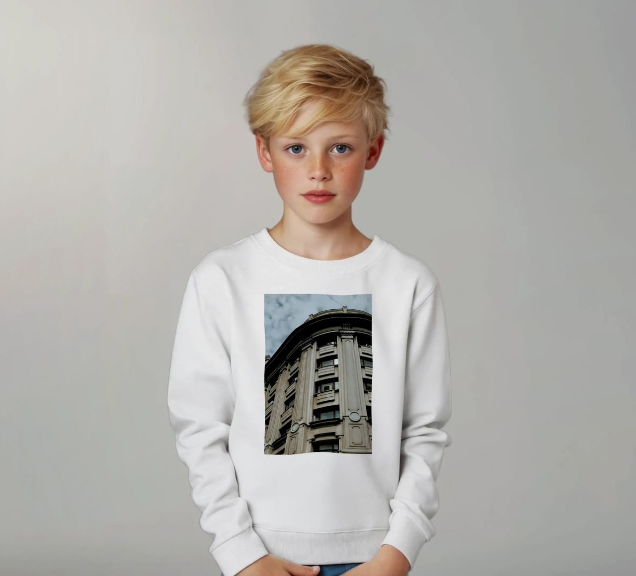 Monumental Architecture felpa bambino da Sebastian Hilgetag