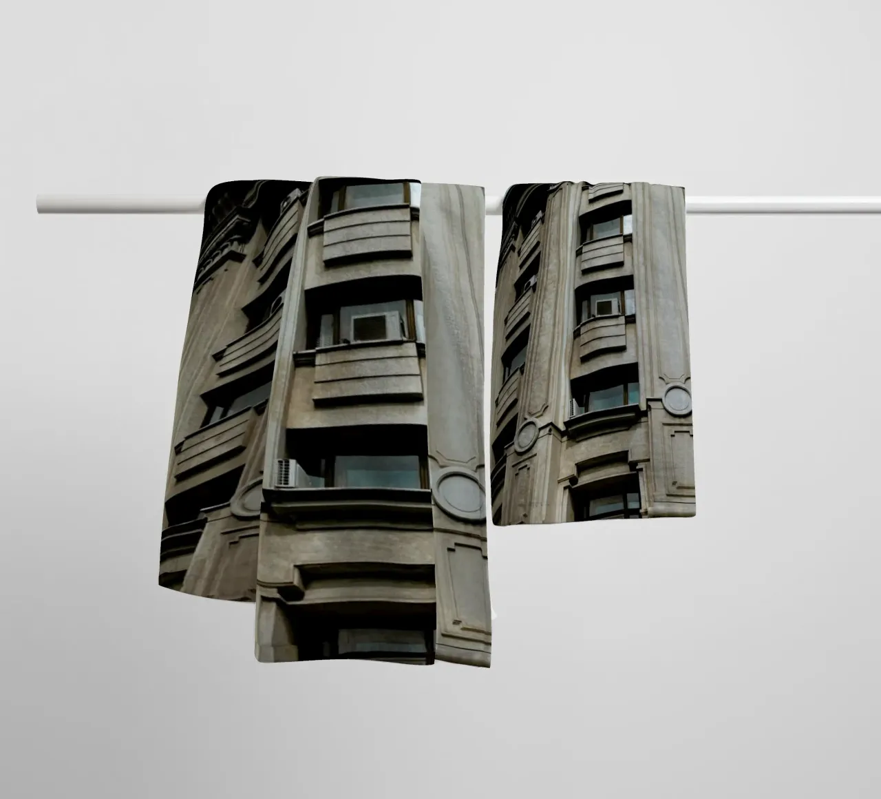 Monumental Architecture asciugamano da bagno da Sebastian Hilgetag