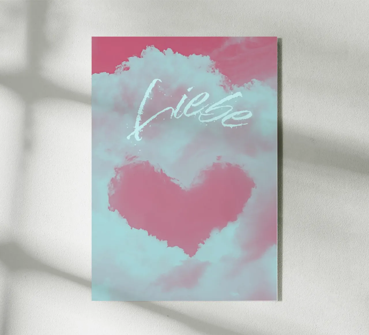 LIEBE plexiglass da Einfach Uebel